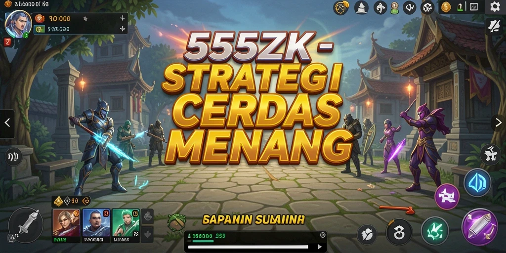 Tampilan gameplay menegangkan di 555ZK dengan strategi yang mendalam.