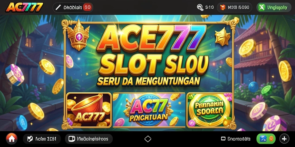 Screenshot gameplay Slot yang menampilkan tema dan grafis menarik.