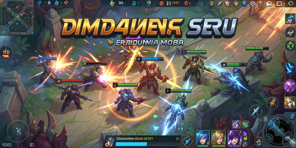 Gameplay DMD999 yang menegangkan dan strategi tim yang solid.