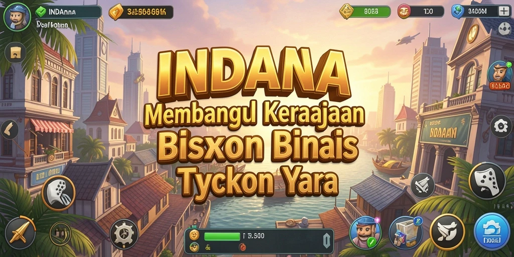 Tampilan gameplay menarik dari INDAAA di dunia Tycoon.