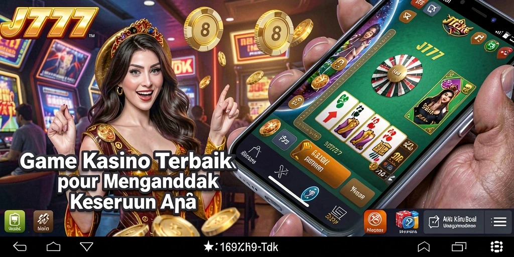 Tampilan gameplay JT777 yang seru dengan berbagai pilihan permainan Kasino.