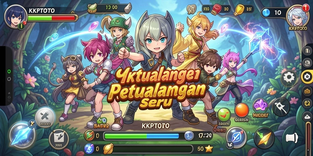 Tampilan gameplay KPKTOTO dengan karakter Anime yang menawan.