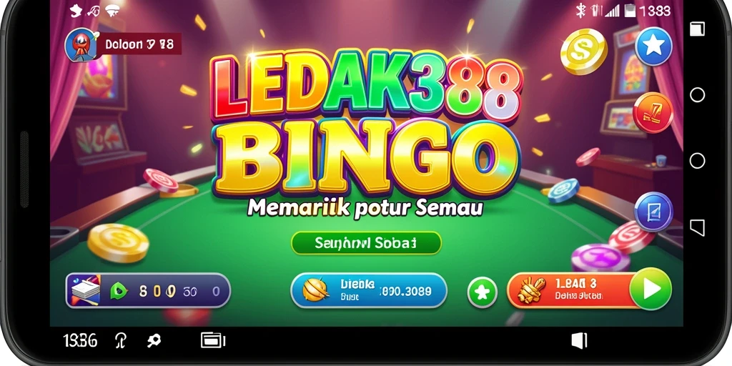 Tampilan gameplay Bingo yang menarik di LEDAK388.